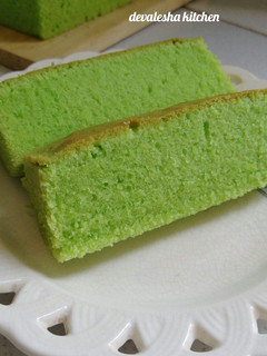 Foto resep Condensed Milk Pound Cake Pandan