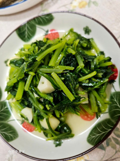 蒜炒A菜 的食譜成品照片