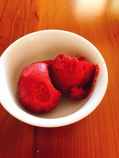 Φωτογραφία της συνταγής Σορμπέ raspberries