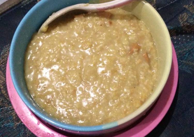 Bubur Quaker oat (pengganti nasi untuk diet)