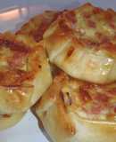 Canastitas de pollo tomate y queso 🍅🍗