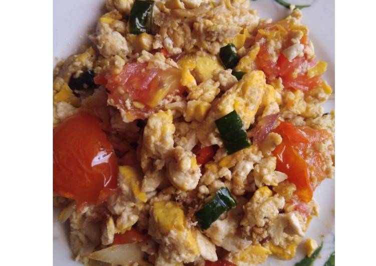 Orak arik tahu telur