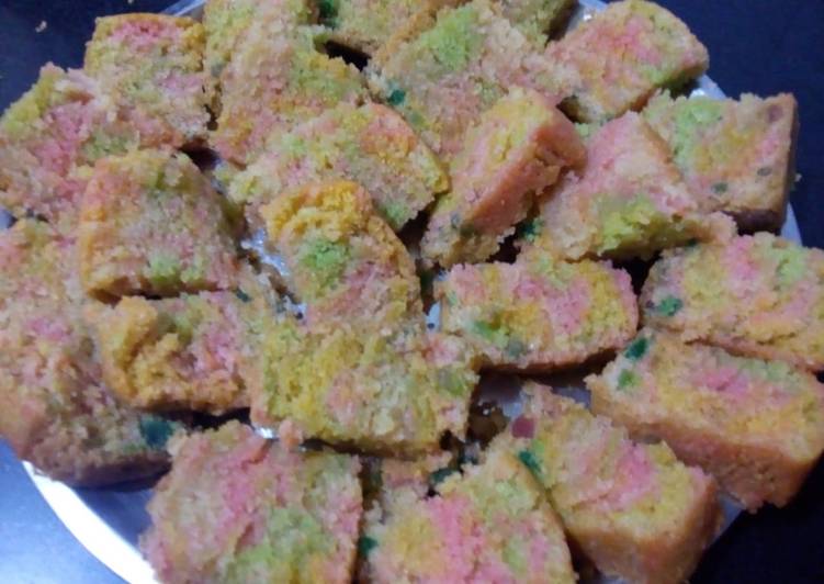 How to Prepare Appetizing Rainbow cake