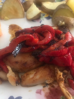 Una foto de Pollo al pimentón