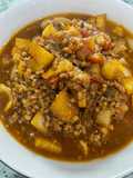 Tumis daging kentang kecap