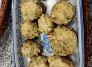 Una foto de Champiñones o Portobelos rellenos