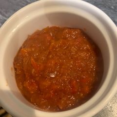 A picture of Smokey tomato relish.