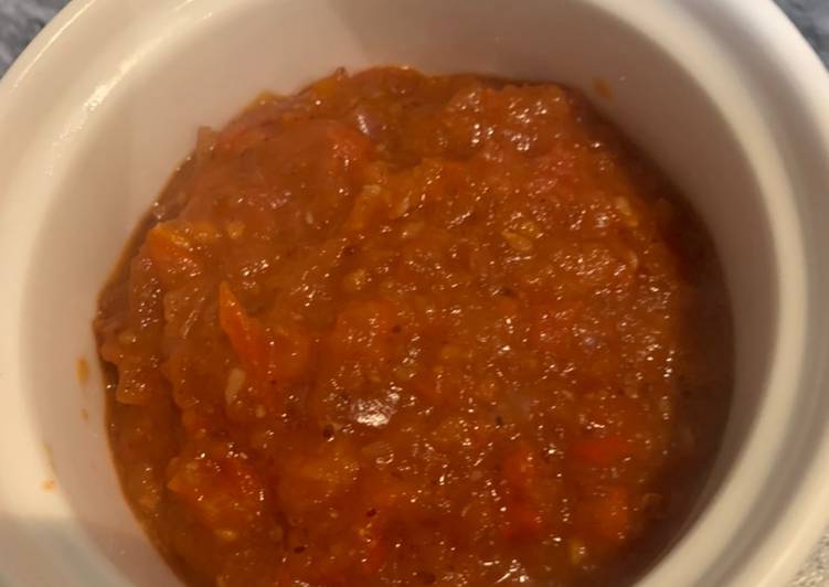 Recipe of Homemade Smokey tomato relish