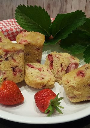 Une photo de Petits moelleux aux fraises (Multi Délices)