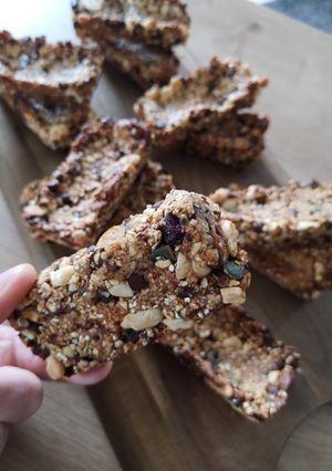 Une photo de Barres de céréales maison Healthy 🥜🍯