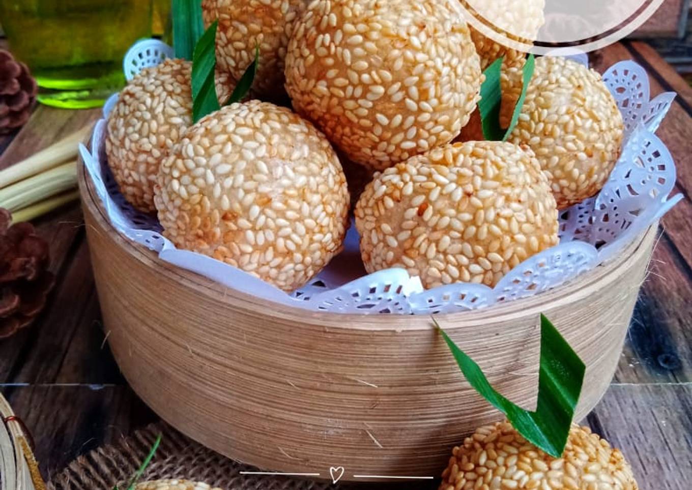 Onde onde isi kue keranjang