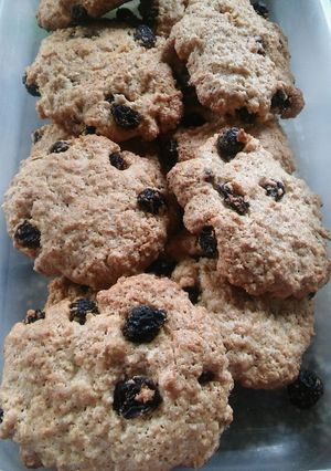 Una foto de Galletas de avena y pasas