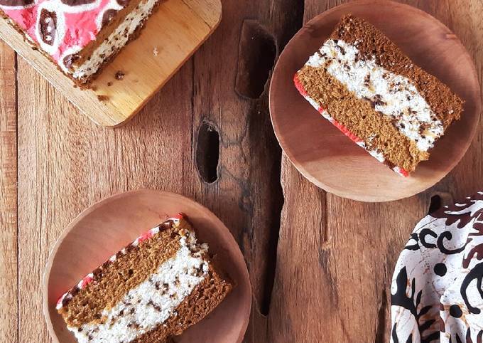 Resep Trio Choco Mocca Batik Cake Oleh Presella Cookpad