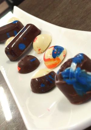 Una foto de Figuritas de chocolate