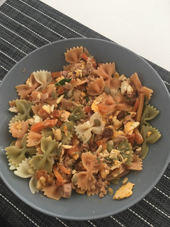 Una foto de Pasta con verduritas