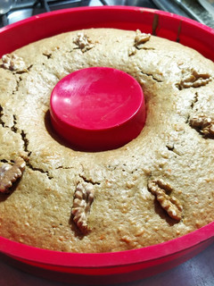 Una foto de Carrot cake budín de zanahorias y manzana