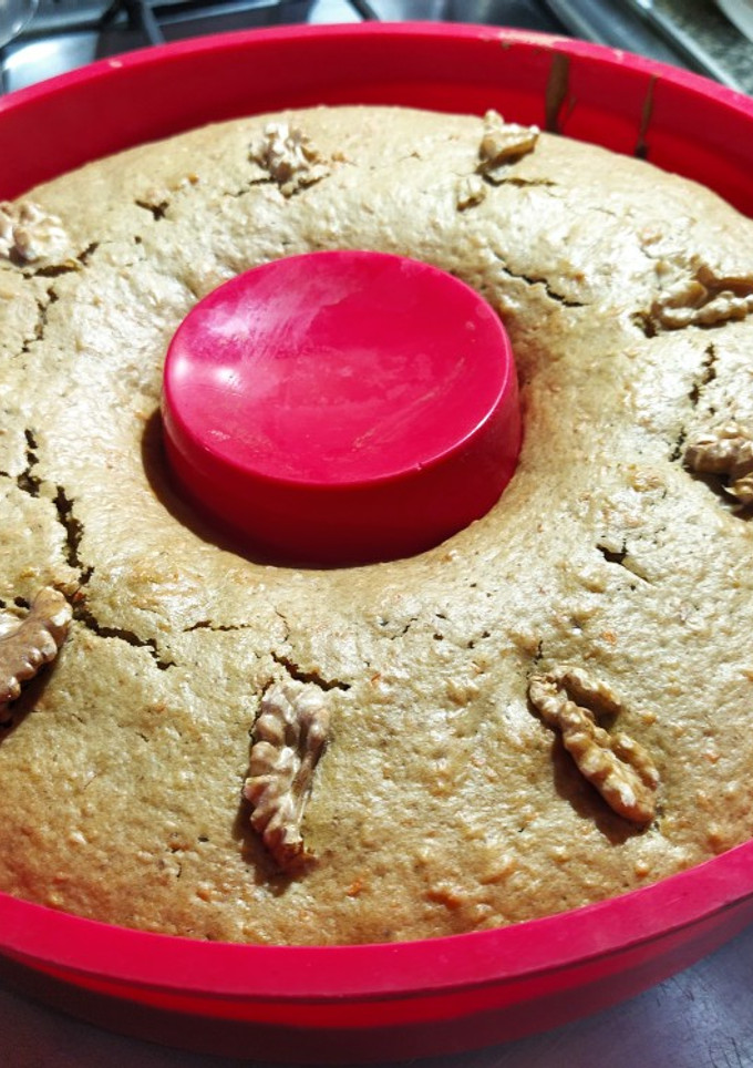 Una foto de Carrot cake budín de zanahorias y manzana
