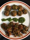 Cholai Pakoras