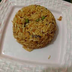 A picture of Without oil fried rice.
