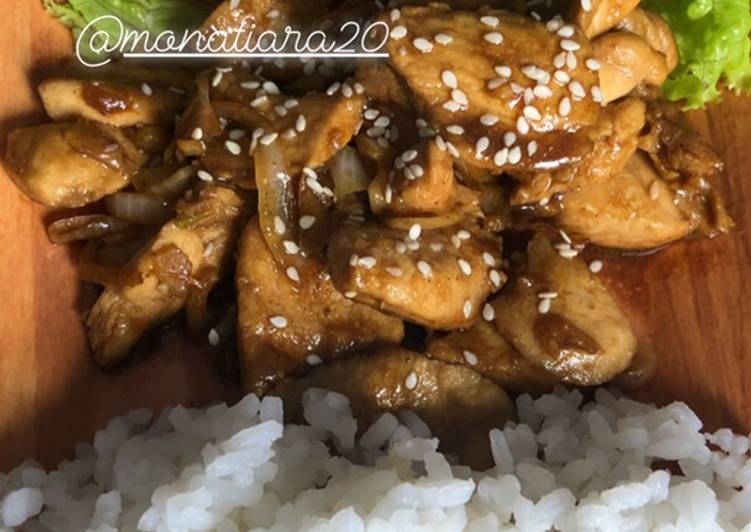 Cara Gampang Membuat Ayam Teriyaki (low Fat), Enak