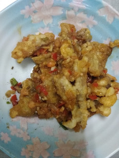 甜辣醬鮑魚菇 的食譜成品照片