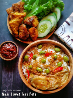 Foto resep Nasi Liwet Teri Pete Rice Cooker