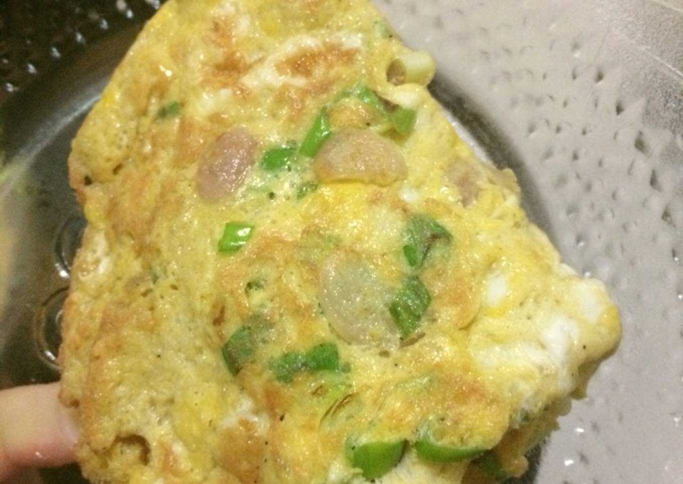 59. Omelette telur bebek