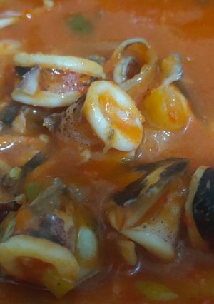 Foto resep Cumi cumi sarden simple