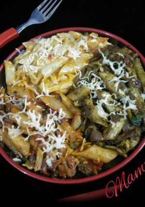 A picture of 3 in1 vegetable pasta.