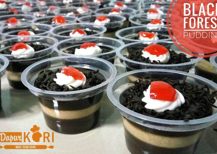 Resep Black Forest Pudding yang Enak