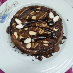 A picture of Oats jaggery Chocolate brownie.