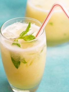 O poză a rețetei Limonada cu pepene galben.