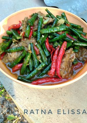 Foto resep Tumis kacang panjang