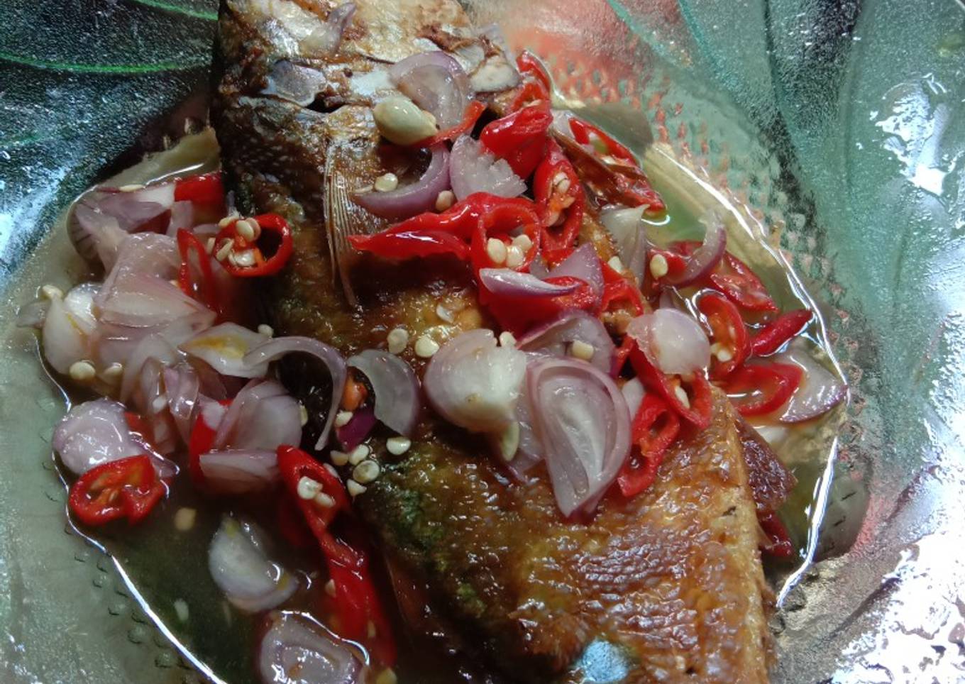 Ikan Asin Gembung Sambel Mentah