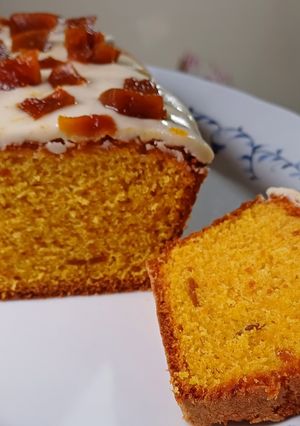 Una foto de Budín de zapallo en almíbar