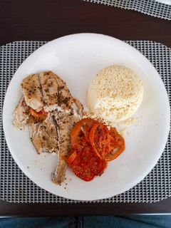 Una foto de Pescado al Horno Sencillo