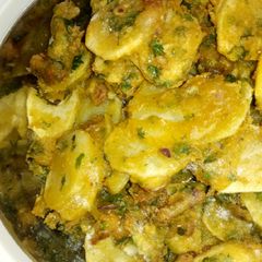 A picture of Potatoes Bhajia mwitu.