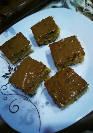 صورة لوصفة كيكه النسكافيه باللوتس