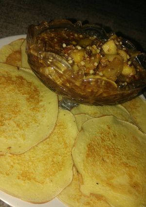 صورة لوصفة بان كيك 🍯