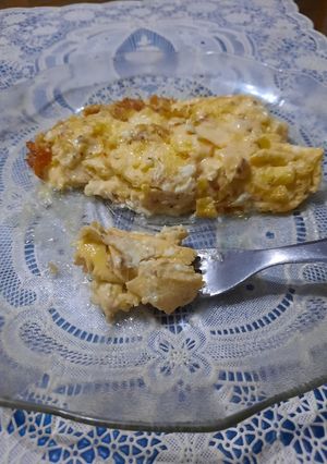 Una foto de Omelette a los 3 quesos