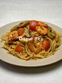 Foto resep Spaghetti Udang Saus Tomat