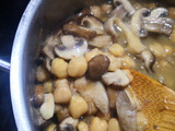Garbanzos con setas