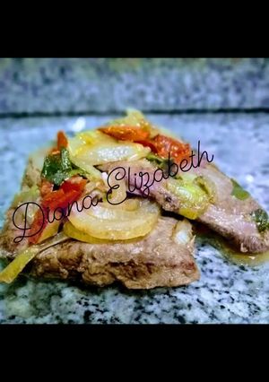 Una foto de Hígado encebollado.👌👩‍🍳😁