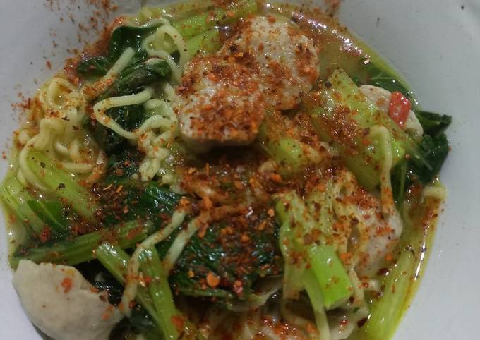 Langkah Mudah untuk Menyiapkan Seblak mie baso simpel yang Lezat