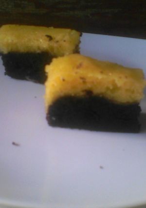 Foto resep No Mixer Choco Cheese Steam Cake