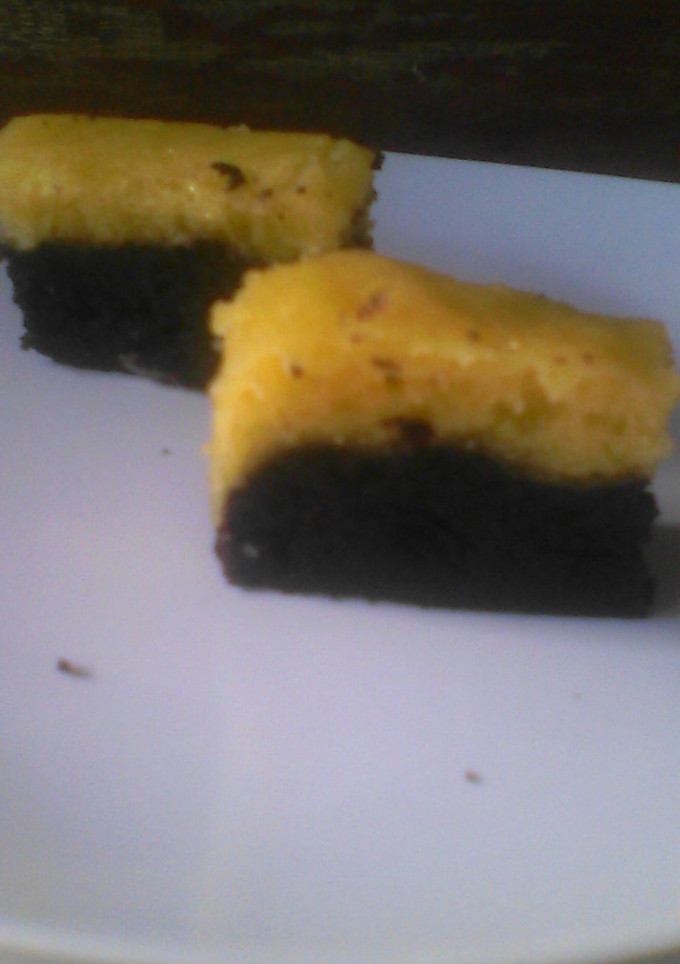 Foto resep No Mixer Choco Cheese Steam Cake