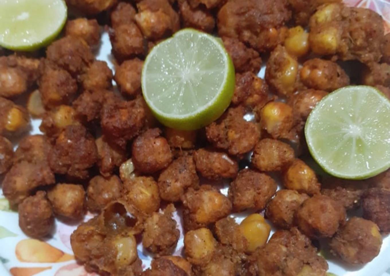 Crispy fry chickpeas
