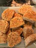 Masitas de coco y avena