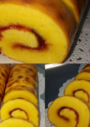 Foto resep Strawberry Rollcake