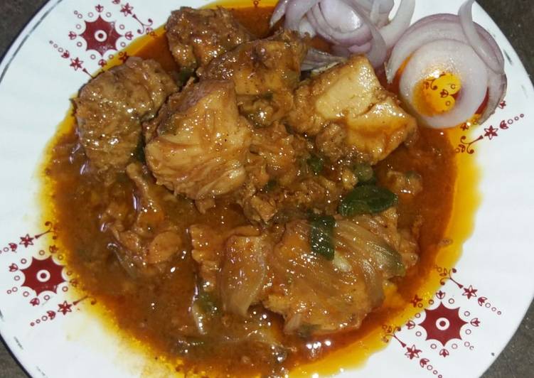 Simple Way to Make Homemade Chicken shahi curry